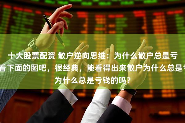 十大股票配资 散户逆向思维：为什么散户总是亏钱的，看看下面的图吧，很经典，能看得出来散户为什么总是亏钱的吗？